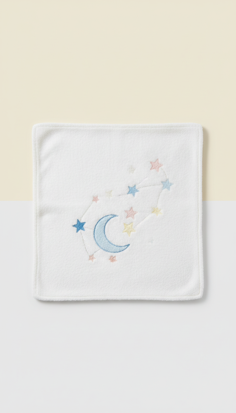Ivory Muslin Burp Cloth Trio